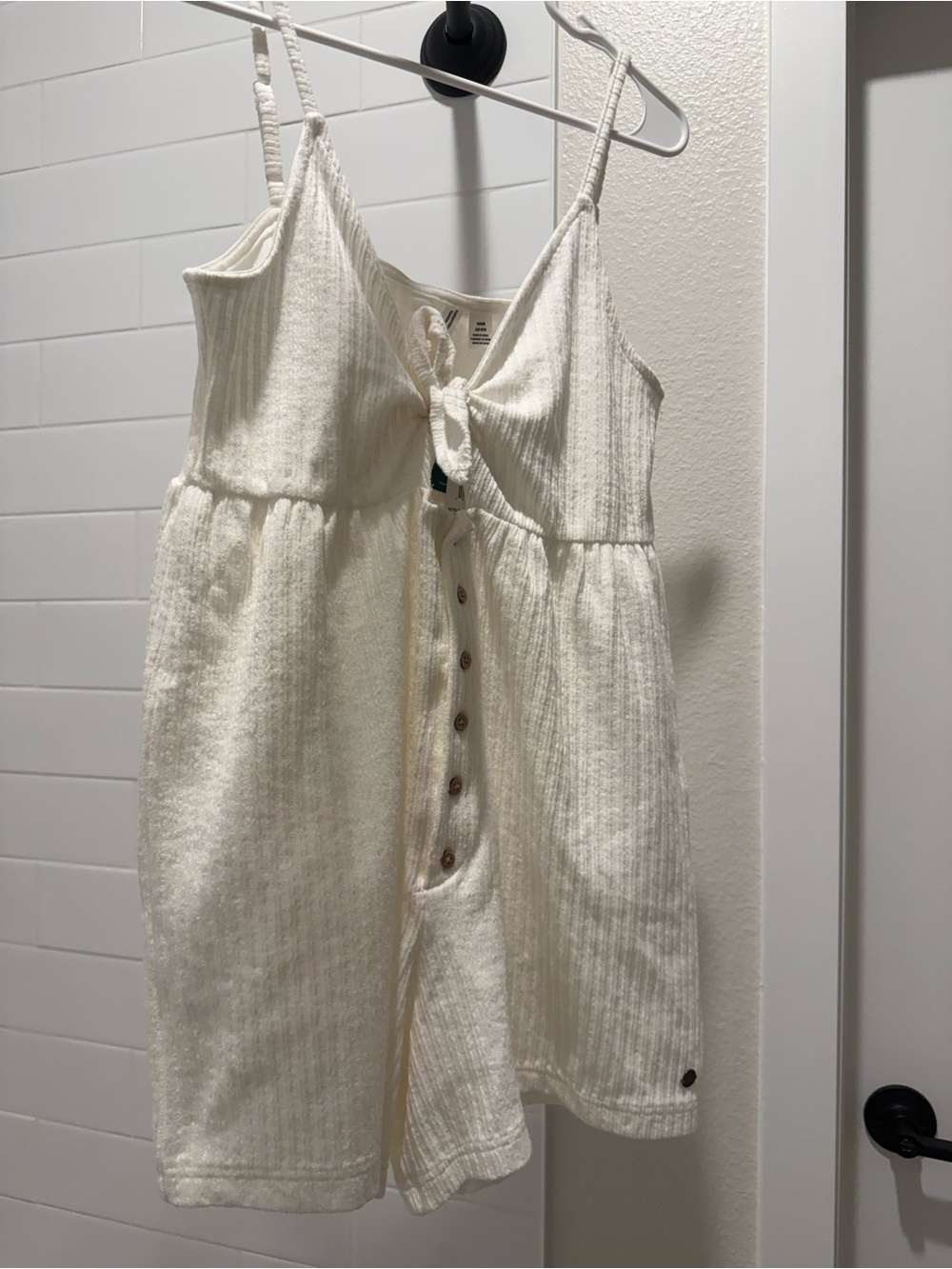 White Roxy romper